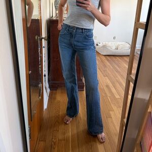 Madewell Relaxed Bootcut Jeans in Concho Wash